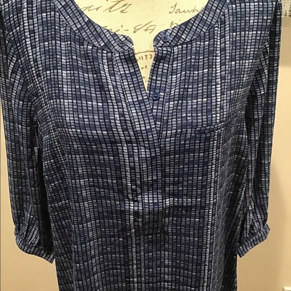 NYDJ plus size Pin tuck back blouse - Picture 3 of 8